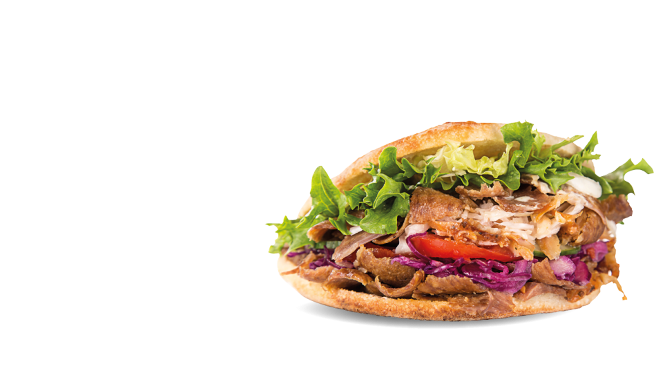 Ein frischer Kebab mit Celtra Food D&ouml;ner.